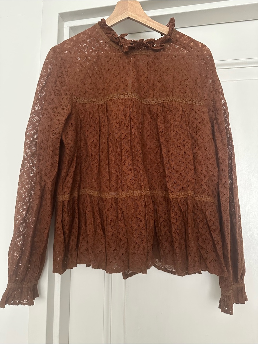 SEŹANE Blouse Gabbie in Café